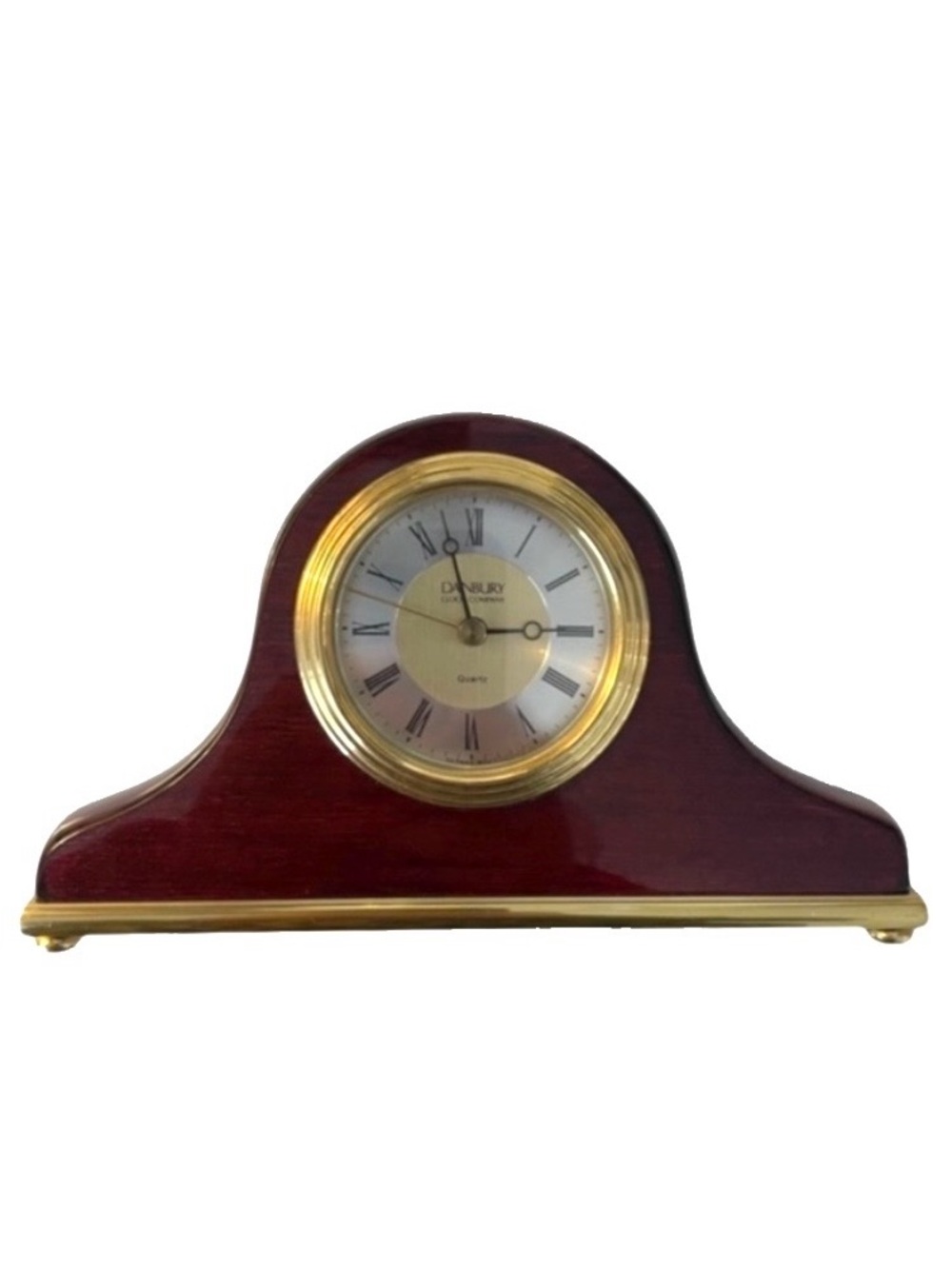 Danbury Clock Company German Movement Small Desk Clock READ